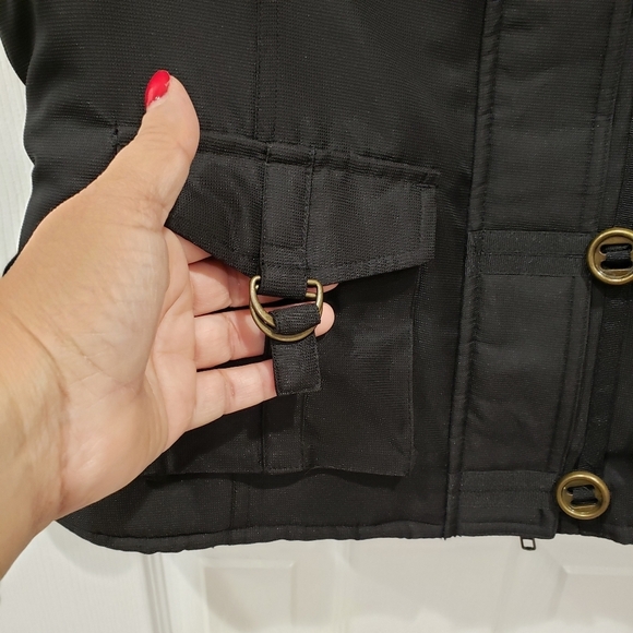 FURLOUGH SALE Tribal Button Up and Zippered Lined Vest - S - Picture 4 of 9